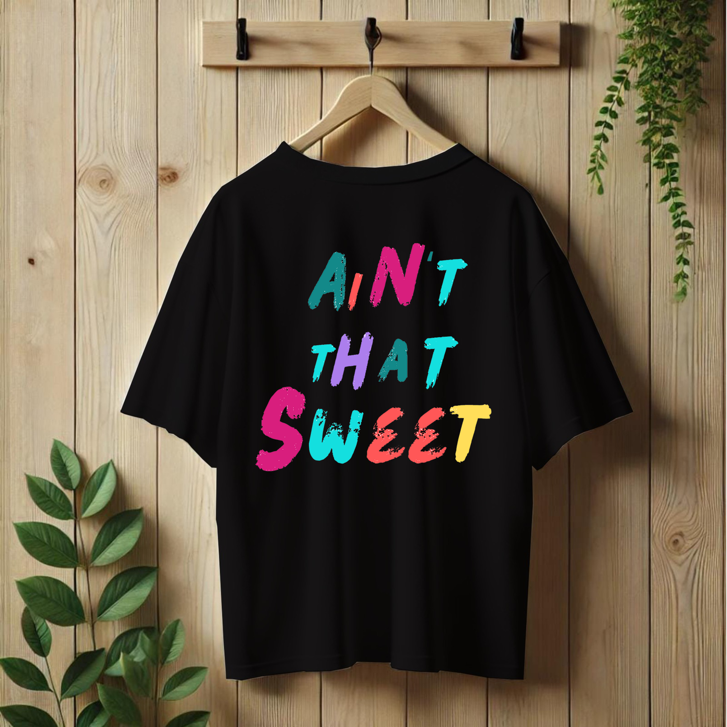 AIN'T THAT SWEET Drop Shoulder T-shirt.