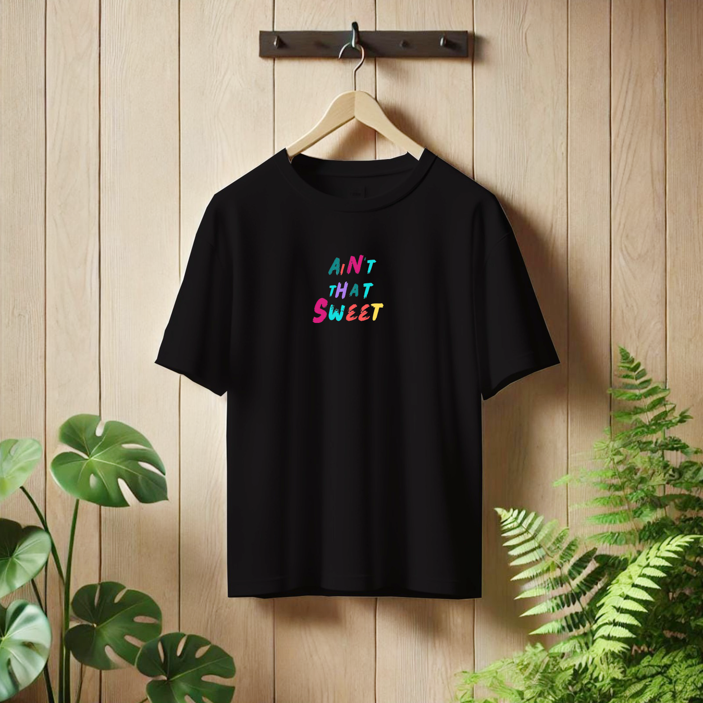 AIN'T THAT SWEET Drop Shoulder T-shirt.