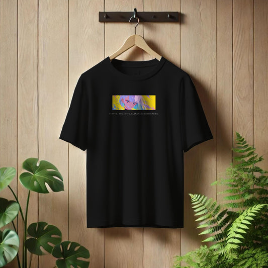 LUCY CYBERPUNK Drop Shoulder T-shirt.