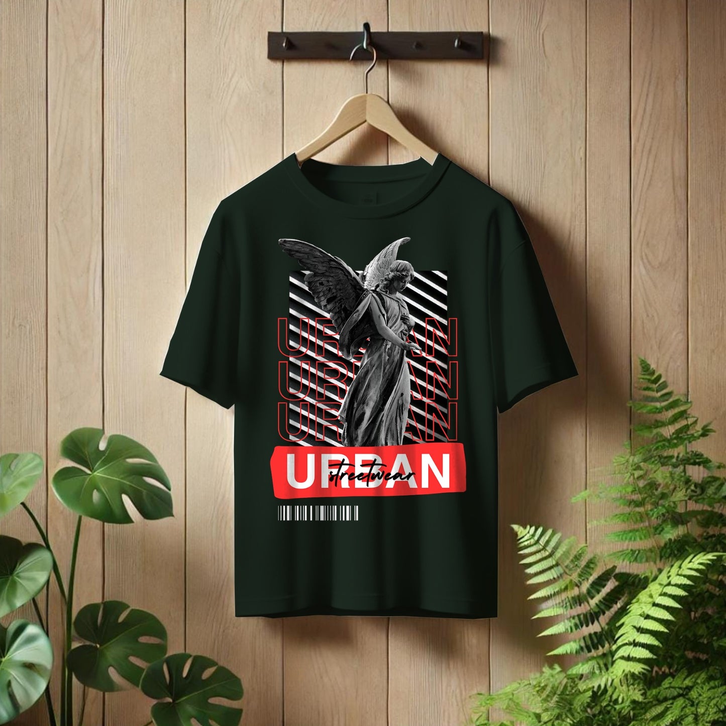 URBAN STREETWEAR Drop Shoulder T-shirt.