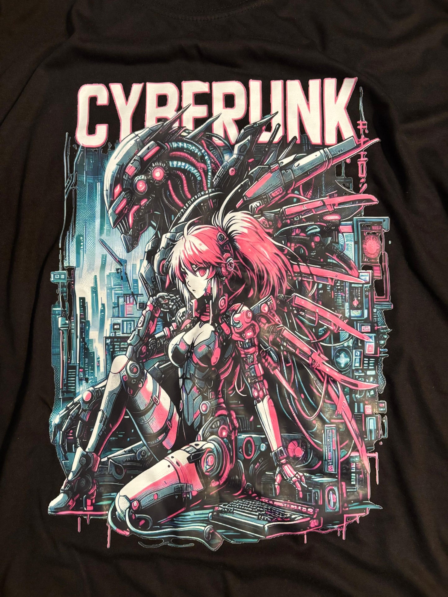 CYBERPUNK Drop Shoulder T-shirt.