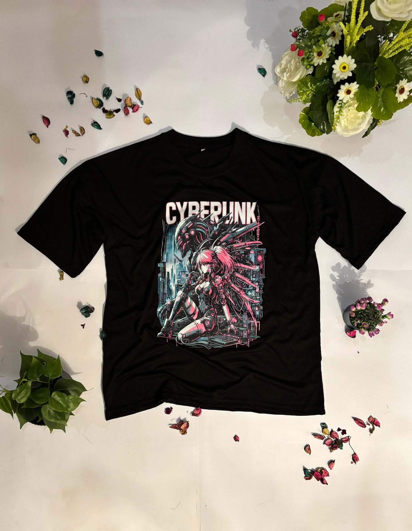 CYBERPUNK Drop Shoulder T-shirt.